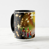 Mug Scène de la Nativité Crib Vierge Marie Enfant Jésu (Devant gauche)