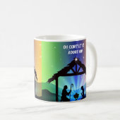 Mug Scène de la Nativité de Noël (Devant droit)