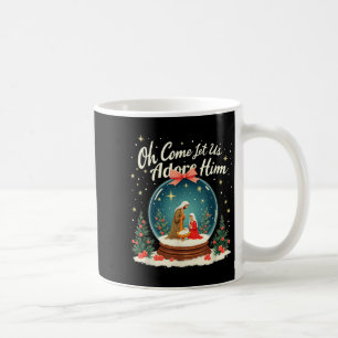 Mug Scène De La Nativité De Noël Oh Venez Laissez-Nous