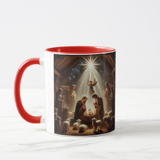 Mug Scène de la Nativité Divine (Gauche)