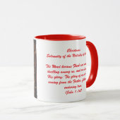 Mug Scène de la Nativité Divine (Devant droit)