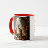 Mug Scène de la Nativité Divine (Devant gauche)