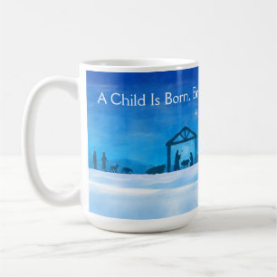 Mug Scène de la Nativité Nuit Silencieuse