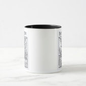 Mug Scène 'de la navigation de St Brendan (Centre)