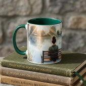 Mug Scène de lac aux reflets du coucher de soleil