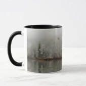 Mug Scène de lac et d'arbre winter d'Autriche (Gauche)
