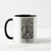 Mug Scène de l'enfer, illustration de partie Cha du (Gauche)