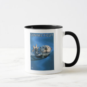 Mug Scène de loutre de ConnecticutSea