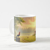 Mug Scène de matinée à la campagne (Devant gauche)