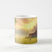 Mug Scène de matinée à la campagne (Centre)