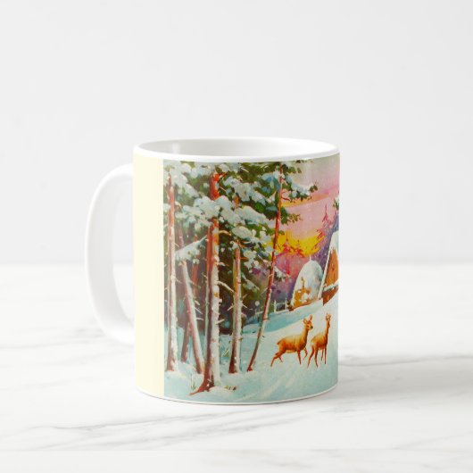 Mug Scène de neige (Devant gauche)