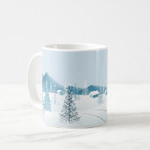 Mug Scène de neige de Noël (Devant gauche)