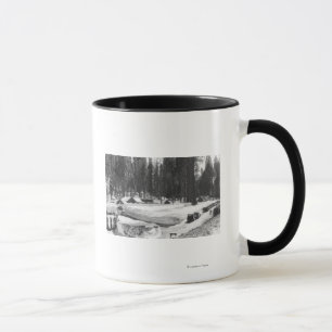 Mug Scène de neige de parc national de séquoia dans 