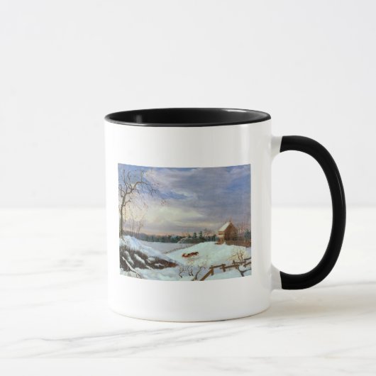 Mug Scène de neige, Nouvelle Angleterre (Droite)