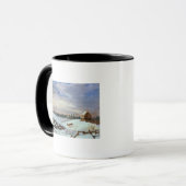 Mug Scène de neige, Nouvelle Angleterre (Devant gauche)