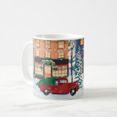 Mug Scène de noël d'hiver (Devant gauche)