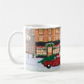Mug Scène de noël d'hiver (Gauche)