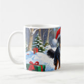 Mug Scène de Noël du berger australien (Gauche)