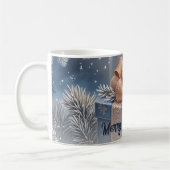 Mug Scène de Noël magique de cadeau d'hiver (Gauche)