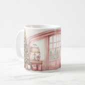Mug Scène de Noël Pink Intérieur (Devant gauche)