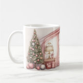 Mug Scène de Noël Pink Intérieur (Gauche)