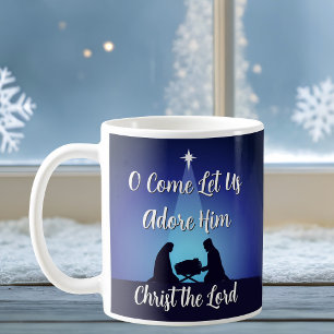 Mug Scène de Noël religieuse de la Nativité Jésus dans
