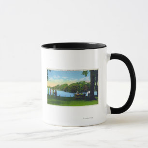 Mug Scène de parc de lac seneca