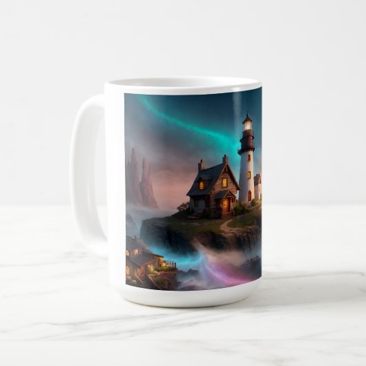 Mug Scène de phare magique (Devant gauche)