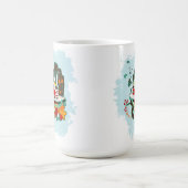 Mug Scène De Plage Tropicale (Centre)