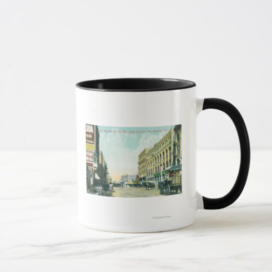 Mug Scène de quartier de gros sur Los Angeles Street (Droite)