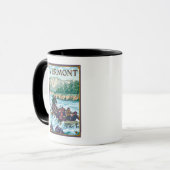 Mug Scène de Rafting du Vermont (Devant gauche)