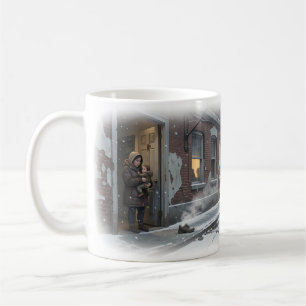 Mug Scène de Résilience Silencieuse dans une Rue ennei