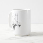 Mug Scène de rue Abstraite (Devant gauche)