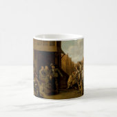 Mug Scène de rue avec Grinder de couteau par Jacob Duc (Centre)