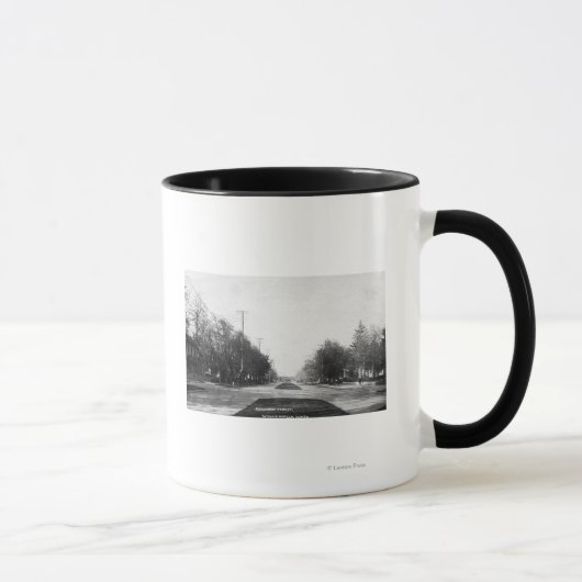 Mug Scène de rue de la résidence (Droite)