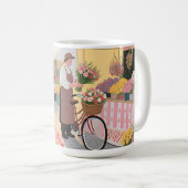 Mug Scène de rue Fleur Solaire (Devant droit)