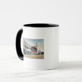 Mug Scène de rue montrant l'hôtel Tremont (Devant gauche)