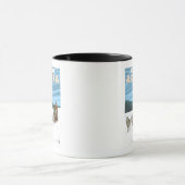 Mug Scène de traînée de chien - Iditarod, Alaska (Centre)