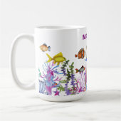 Mug Scène de vie marine personnalisée (Gauche)