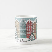 Mug Scène de ville d'hiver (Centre)