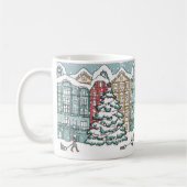 Mug Scène de ville d'hiver (Gauche)