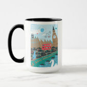 Mug Scène de ville du Royaume-Uni (Gauche)