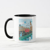 Mug Scène de ville du Royaume-Uni (Gauche)