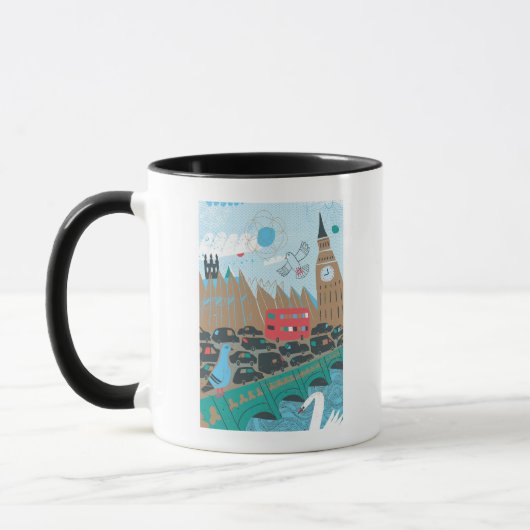 Mug Scène de ville du Royaume-Uni (Gauche)