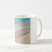 Mug scène des amoureux de la plage de Key West (Devant droit)