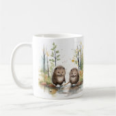 Mug Scène des bois Joyeux Porcupines des terres humide (Gauche)