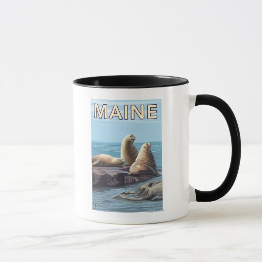 Mug Scène des lions de MaineSea (Droite)