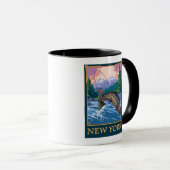Mug Scène des pêcheurs de New York (Devant droit)