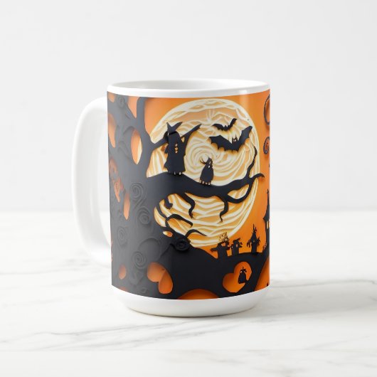 Mug Scène d'Halloween (Devant gauche)