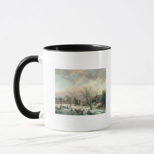 Mug Scène d'hiver (Gauche)